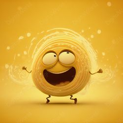 art illustration. funny cookie