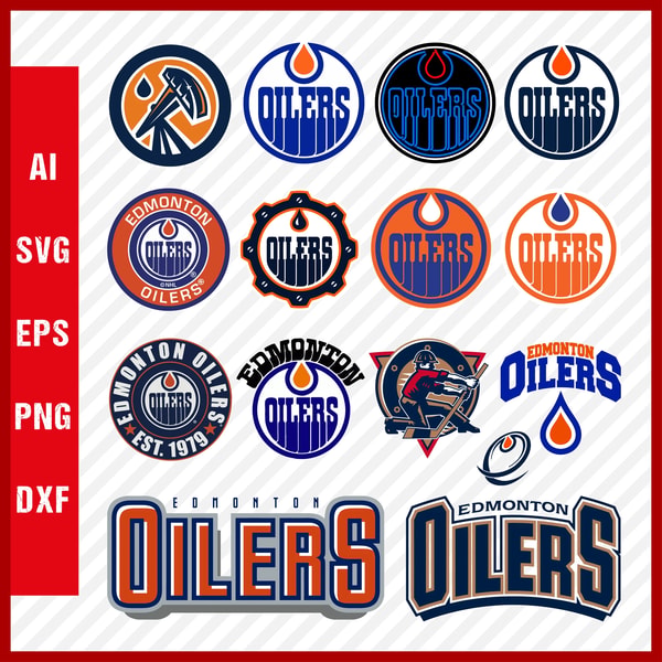Edmonton Oilers Logo, Oilers Svg Cut Files, Layered Svg | Inspire Uplift