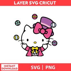 Hello Kitty Love, Cute Cat Svg, Kitty Svg, Kawaii Kitty Clipart, Kawaii Kitty Svg, Png Digital File.