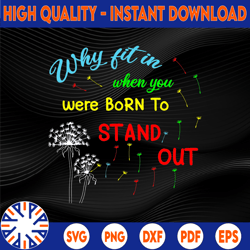 why fit in when you was born to stand out dr seuss vector, dr seuss clipart, thing one svg, thing two svg dxf, cricut