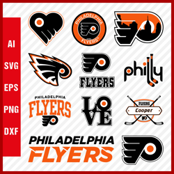 Philadelphia Flyers Logo, Philadelphia Flyers Svg, Philadelphia Flyers Layered Svg For Cricut, Svg Cut Files, Png Images
