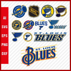 St Louis Blues Logo, St Louis Blues Svg, St Louis Blues Svg Cut Files, St Louis Blues Layered Svg For Cricut, Png Images