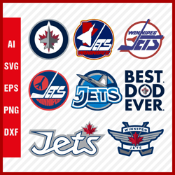 Winnipeg Jets Logo, Winnipeg Jets Svg, Winnipeg Jets Layered Svg For Cricut, Winnipeg Jets Png Images, Jets Svg Cut File