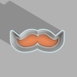 Moustache BATH BOMB MOLD STL file