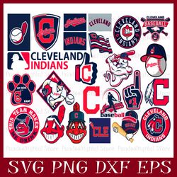 Cleveland Indians svg, Cleveland Indians png, Cricut Cleveland Indians, Cleveland Indians Logo, mlb Team Logo, mlb Team