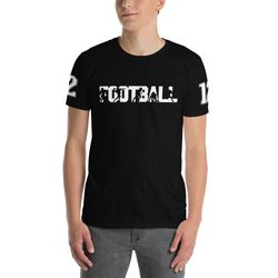 football  unisex t-shirt nomber 12