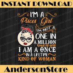 i'm pisces girl, pisces zodiac sign february march birthday png