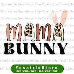 mama bunny leopard bright png, print file for sublimation or print, dtg designs, easter sublimation, easter png, funny