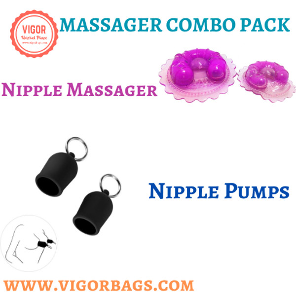 Soft & gentle Nipple Massager & Nipple Pumps Vacuum Combo Pa - Inspire  Uplift