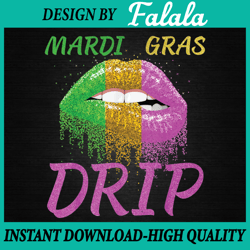 Mardi Gras Drip Costume Sexy Lips Women Girl Carnival 2023 Png ,Mardi Gras Png, Digital download