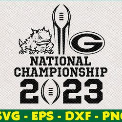 national championship 2023 svg, eps, png, dxf, digital download