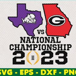 g eorgia vs t c u football svg file