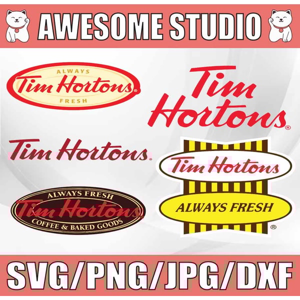Tim Hortons Logo Bundle SVG, PNG, JPG - Ready To Use, Sport | Inspire ...