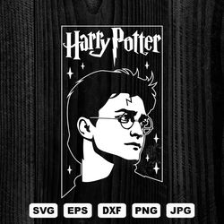 Harry Potter SVG Cutting Files, Hogwarts SVG, Files for Cricut and Silhouette.