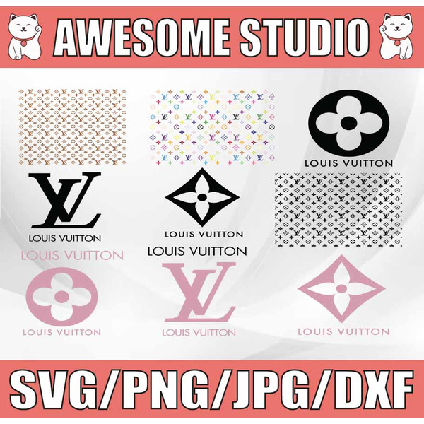 LV pattern svg, LV SVG, Louis Vuitton svg, Louis Vuitton Log - Inspire  Uplift