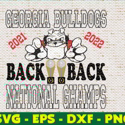 national champs back to back svg,png,eps,dxf, instant download