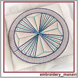 21 Quilt Block Machine Embroidery Designs - 6 Sizes
