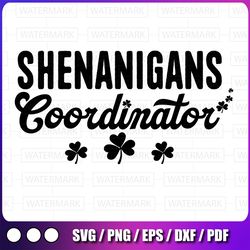 shenanigans coordinator svg png, funny st patrick shenanigans teacher svg, st patricks day svg, irish svg, lucky svg