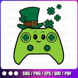 irish video game controller svg png, st patrick day gamer boys girls svg, st patricks day kids shirt, st paddys day game