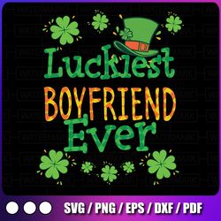 st patrick day png, luckiest boyfriend ever, st patricks day png, lucky png, irish png sublimation design