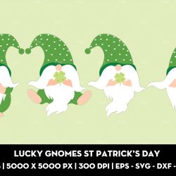 Lucky gnomes St Patrick's Day