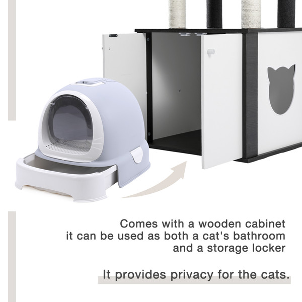 cat-is-leaving--cat-litter-box-enclosure