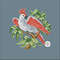 Vintage Cross Stitch Scheme Parrot and Roses  4.jpg