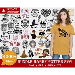 4000 Harry Potter svg bundle, Wizard Svg Bundle, Hogwarts school emblem svg, Hogwarts Alumni SVG, I Solemnly Swear I Am