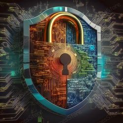 art illustration, technologies, cyber security jpg image