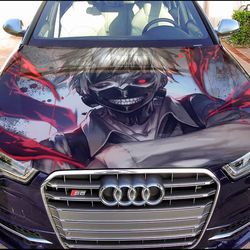 Vinyl Car Hood Wrap Full Color Graphics Decal Tokyo Ghoul Sticker 3