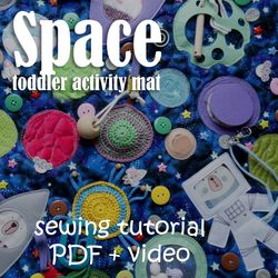 Space Baby activity mat. PDF tutorial
