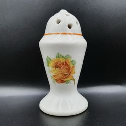 Antique Kuznetsov Porcelain salt pepper shaker ROSES Russian Empire