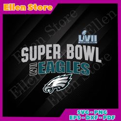 Philadelphia Eagles Super Bowl Lvii Team Logo Svg Cutting Files