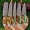 Knife Set, Damascus Steel Knives, Chef Knives Set, Steak Kitchen Knives, Chef Knife Set, Handmade Knife.jpg