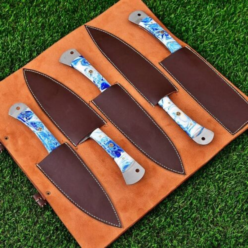 Handforged Chef Knife Set, Damascus Steel Knives, Chef Knives Set, Kitchen Knives Set, Chef Knife Set, Handmade Knife 2.jpg