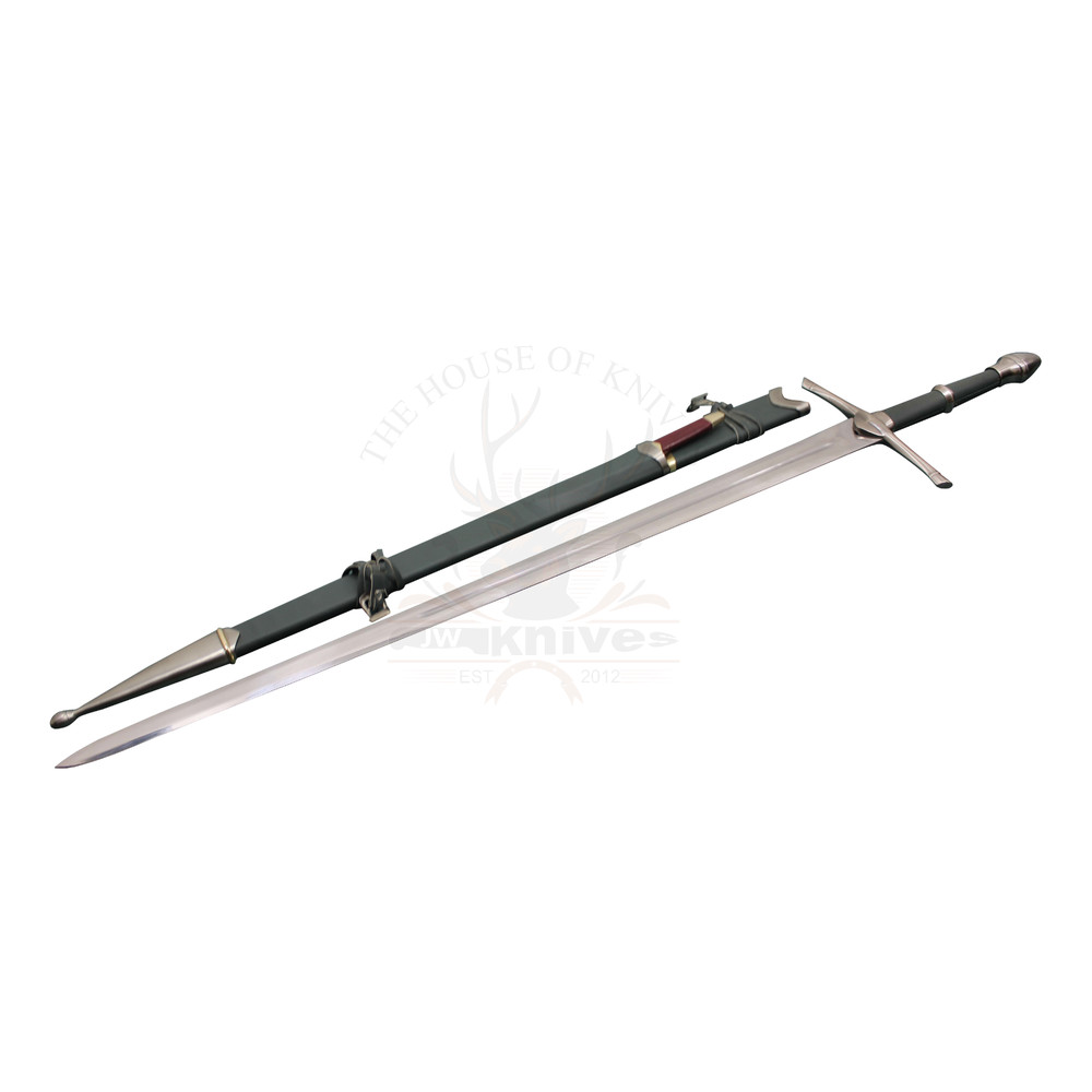 The Lord Of The Rings Sword, Lotr New Aragorn Strider Ranger Sword With Knife, Katana Swords Real, Battle Ready Swords, 1.png