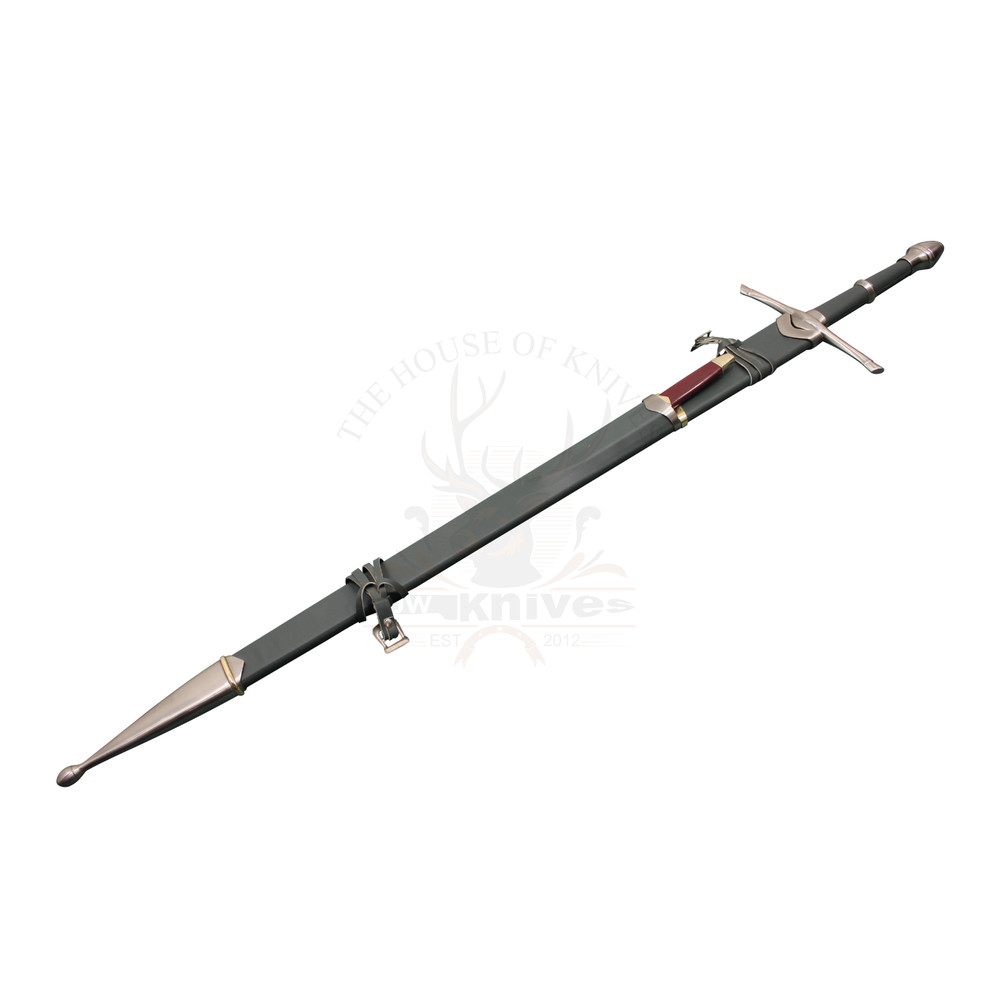 The Lord Of The Rings Sword, Lotr New Aragorn Strider Ranger Sword With Knife, Katana Swords Real, Battle Ready Swords, 2.png