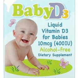 Vitamin D3 for children, liquid 400 mcg, 10 ml. Free shipping! | 249 sales