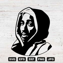 2pac svg cutting files 4, tupac shakur svg, files for cricut and silhouette