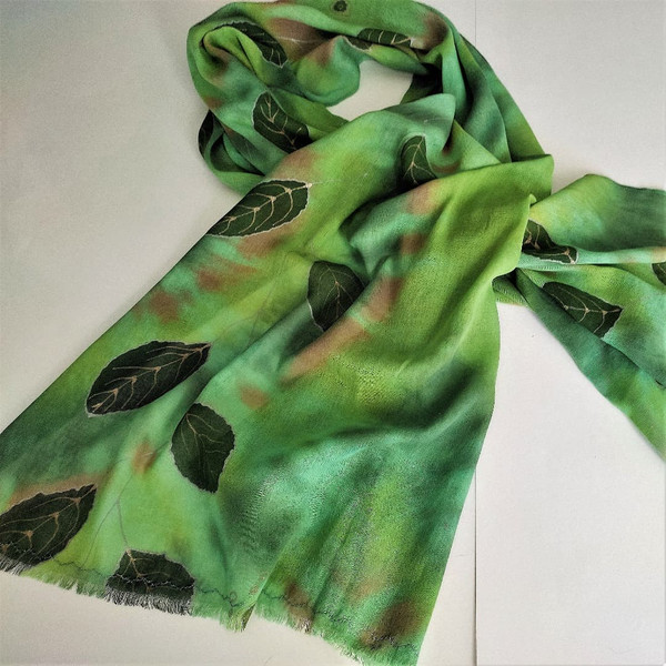 Green-hand-painted-long-scarf-cotton-batik-style-shibori-for-women.jpg
