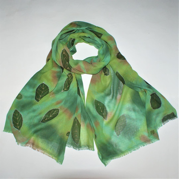 Green-hand-painted-scarf-wrap-with-leaves.jpg
