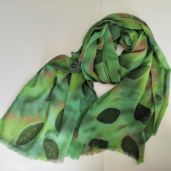 Hand-painted-green-long-cotton-scarf-for-women.jpg