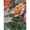 Roses Oil painting. Textural strokes that emphasize the volume and texture of the flower.