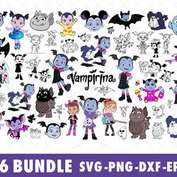 Disney Vampirina SVG Bundle Files for Cricut, Silhouette, Disney Vampirina SVG, Disney Vampirina SVG Files