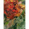 Rose Oil Painting. Textural strokes that emphasize the volume and texture of the flower.