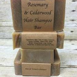 rosemary & cedarwood hair shampoo bar