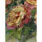 Roses Art. Fragment of a close-up Flowers painting.