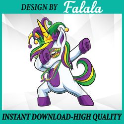dabbing jester unicorn mardi gras png,unicorn mardi gras mask png ,mardi gras png, digital download