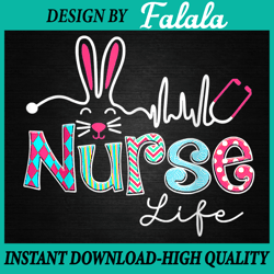 Nurse Life Stethoscope Png, Nursing Cute Easter png, Bunny Easter Day Png, Easter Png, Digital download
