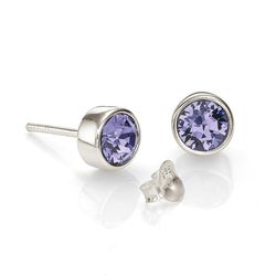 provence lavender ice earrings